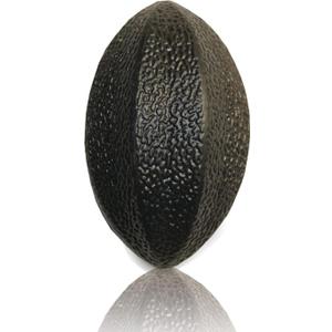 Rehabilitation Advantage Football Shaped Hand Exerciser, Extra Firm, Black