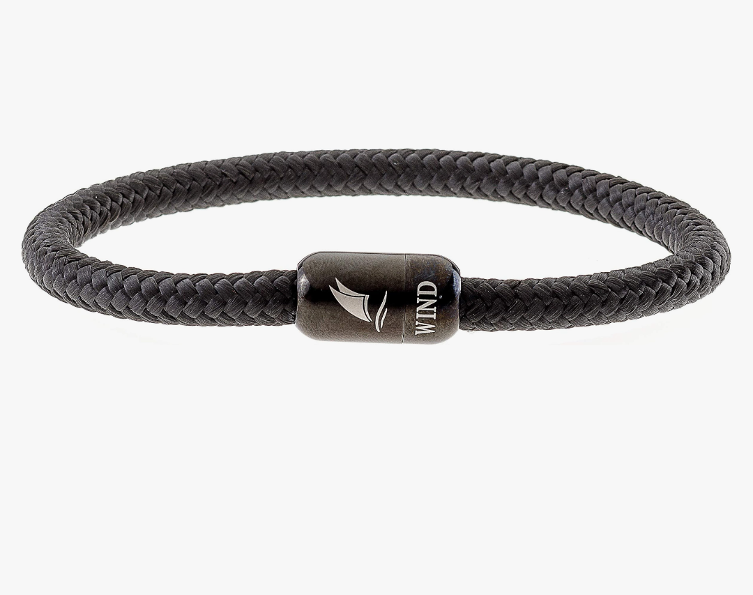 WIND PASSION - Paracord Bracelet for Men & Women | Nautical Bracelet Inspired by Sailor Sea Apparel | Handmade with Braided Rope and Magnetic Clasp | For Men and Women looking for a Sports, Athletic or Surf Style | Waterproof Resistant |