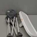 Bright Starts Pop 'N Sit Portable Booster, Indoor/Outdoor Use, Floor Seat with Feeding Tray, Grey, 6 Mos - 3 Yrs (Gray 2)