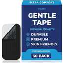 Set of 2 Pack, VIORY Gentle Tape (30 Pack) - Pain Free Removal, Hypoallergenic, Latex Free & Gentle On Skin - Packaging May Vary - Skin Friendly Adhesive Cotton Tape