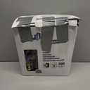 Garden Hose 50FT, Lightweight 3-Layer PVC Flexible Water Hose, No Kink, Leak-Resistant, High-Pressure with Meatl Fittings, Durable for Outdoor, Gardening, Washing Cars, Easy to Store (Black+Blue)