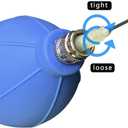 Easy Egg Blower Empty Egg Tools One Hole Egg Pump and Drill Easter Egg Maker Supplies Ukrainian Egg Decorating Kit Blue