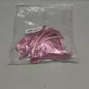 Halter Metallic Crop Top Shiny Triangle Bralette Rave Bra Swimsuit Top Pink M