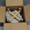 Petygooing Elevated/Raised 15Slanted Ceramic Dog Bowl for Small and Medium Breeds, Tilted Anti Slip Pet Feeding Bowl,Food Water Dish with Stand for Cats and Dogs (28 OZ/3.6 Cups) Rust Green