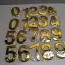 Gold Mirror Acrylic Numbers 0-9, Wedding Table Numbers, Elegant Table Number Cake Toppers