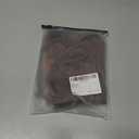 SOLY HUX Women's Lace Trim Floral Embroidery Cami Crop Tops Tie Backless Halter Top (Brown, XS)