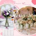 100 Pcs Fall Wedding Plastic Bud Vase Bulk, 2 * 5.5inch, Smooth
Small Flower Vases for Centerpieces Wedding Table Decor, Banquet Formal Dinners Parties, Home Office Ornaments Bulk
