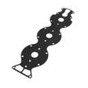 688-11193-A1 Cylinder Head Cover Gasket Replacement for Yamaha Outboard 75 80 85 90HP 3 cyl 2T