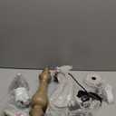 French Country Chandelier 6 Light Farmhouse Chandelier Rustic Candle Chandeliers with Imitation Wood Finish for Dining Room Living Room Bedroom Kitchen Stairway, Dia 29.5