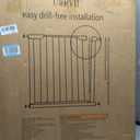 Safety Gate for Stairs & Doorways, Auto-Close Baby Gate or Dog Gate Pressure Mount No Drilling, 30" Tall All Metal Frame with Dual Locking System (White, 30" Tall 29"-33" Wide)