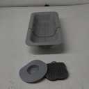 Extendable Sink Colander Strainer Basket Collapsible Over-the-Sink Drainer for Washing Vegetables & Fruits, Draining Pasta, and Drying Dishes Adjustable Kitchen Essential Gray