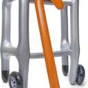 Okuna Outpost 2 Pieces Inflatable Walker and Cane - Funny Gag Gift for Over The Hill Birthday Decorations, 100 Days of School Joke Props