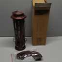 Kingsyard Squirrel Proof Bird Feeder for Outdoors Hanging, Metal Wild Bird Feeders with Removable Base and Baffle, Easy to Clean & Refill, 3 lbs Large Seed Capacity, Antique Copper