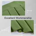 Valances for Windows Green Window Valance for Kitchen Rod Pocket Blackout Valance for Living RoomPack of 4 Green 39" W x 20" L