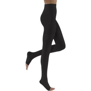 JOBST Relief 30-40 mmHg Waist High Compression Stockings - Regular Band, Open Toe (Petite, Small)