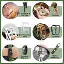 Survival Kit Advent Calendar for Men, 24 Days Christmas Countdown Calendar for Adults Survival Tools Gear Gift for Camping, Fishing, Hunting, Hiking