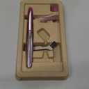 Panasonic Womens Facial Hair Remover and Eyebrow Trimmer with Pivoting Head, Includes 2 Gentle Blades for Brow and Face and 2 Eyebrow Trim Attachments, Battery-Operated  ES2113PC (5 Piece Set, Pink)