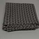 Kevin Textile Outdoor Waterproof Throw Pillow Covers Pack of 2 Weaving Texture Water Resistant Outside Decorative Cushion Covers for Garden Patio Tent Balcony Bench Couch Sofa 18x18 Inch, Dark Grey