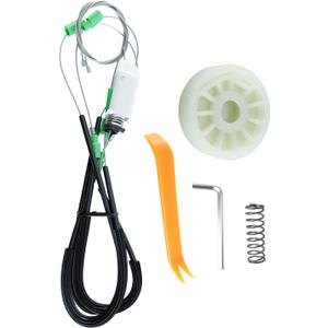 Window Regulator Repair Front Driver Fit for Chevrolet Corvette C6 2005 2006 2007 2008 2009 2010 2011 2012 2013, Fixes Sticking/Slow