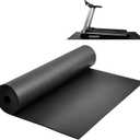 Treadmill Mat for Carpet &Hardwood Floors, 79"x39.4" 0.2" Thick High Density, Non-Slip Fitness Equipment Mat, Mat for Under Treadmills, Elliptical, Exercise Bikes, Stationary Cycles