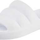 totes Women's Everywear Puffy Slide Sandal
 White Size 11