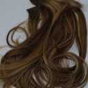 LADY MIRANDA Double Layered PU Invisible Hair Extensions 100G 18 Inch Brown Highlights Honey Blonde Invisible Weft Human Hair Extensions 8PCS Long Tape in Weft with Micro Beads(T4/27, 18 Inch)