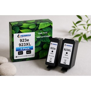 Hirmod Ink 923e, 923XL Cartridges 2 Pack Black