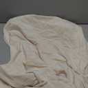 H.VERSAILTEX Armless Accent Chair Covers Thick Velvet Armless Chair Slipcovers High Stretch Chair Covers for Living Room Hotel Machine Washable Furniture Protector with Elastic Bottom, Ivory