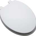 PROFLO PFTSWE2001 Elongated Closed-Front Toilet Seat and Lid - White