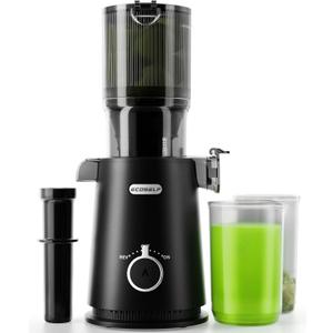 Juicer Machines with Wide Mouth & Large Feed Chute, Slow Masticating Self Feeding High Juice Yield