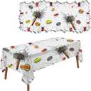 Preboun Hero Party Decorations Welcome Hero Birthday Backdrop Large Polyester Comic Banner Heros Reusable Tablecloth 108x54 Inch for Heros Theme Birthday Comic Moive Party Photo Booth Props