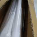 White Tension Curtain Rod 51-145In, Extra Long Adjustable Tension Rod No Drilling for Window or Bathroom,Outdoor Curtain Rod for Patio, Easy to Install, Never Rust, Rod Diameter 1.26 Inches-White