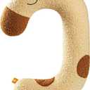 Dog Pillow - Soft Neck Pillow for Dogs, Washable Dog Calming Pillows for Better Sleep, Reduces Anxiety, Gift for Medium/Large Dogs and Cats (Yellow)