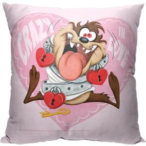 Northwest Warner Bros. Looney Tunes Pillow, 18" x 18", Crazy in Love Northwest Warner Bros. Looney Tunes Pillow, 18" x 18", Crazy in Love