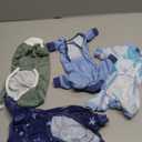 Glittme 4 Pack Dog Pajamas for Small Dogs Girl Boy, Soft Stretchy Puppy Onesies Jumpsuit, Breathable Pet Pjs Clothes for Sleeping & Anti-Shedding, Cute Doggy Apparel Vest, XS