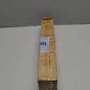 Warm Gold Curtain Rods for Windows 48 to 84 Inches Adjustable Length Heavy Duty 1" Diameter Brass Window Curtain Rod with Solid Metal Finials for Outdoor Farmhouse Bedroom Kitchen Living Room