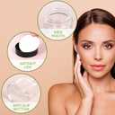 2 oz Clear Glass Jars with Lids 24Pack, Small Jars with Inner Liners for Sample, Powder, Cream, Lotion and Ointments with Stickers & Spatulas Included