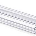 1 Pack Living Hinge for Golf Cart Windshield Piano Drum Shield Cuttable Clear PVC Living Hinge(48 Inch)