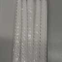 10 Inch White Spiral Taper Candle Set, 10 Pack Unscented Dripless Candlesticks for Dinner Party Brithday Wedding and Home Decoration