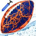 Jasonwell Waterproof Football Pool Toys - Strong Grip Soft Football for All-Weather Play Pool Games Beach Toys Water Footballs Outdoor Sports Toy Christmas Birthday Gifts for Kids Boys Teens Adults