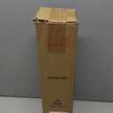 Warm Gold Curtain Rods for Windows 48 to 84 Inch 1" Diameter Adjustable Heavy Duty Brass Window Curtain Rod with Metal Finials for Living Room Bedroom Farmhouse Kitchen Outdoor