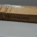 ADISUN Modern LED Ceiling Light Dimmable Linear Ceiling Light 39.4in Semi Flush Mount Long Lights with Remote Control and Side Lighting for Living Room Kitchen Dining Room