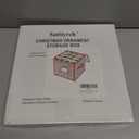 Sattiyrch Plastic Christmas Ornament Storage Box with Trays,Zippered Closure - Store up to 64 of the 3-inch Standard Christmas Ornaments, Xmas Ornaments Storage with Dividers & Two Handles,64pcs