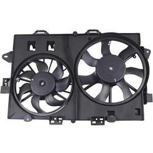 621-052 Air Conditioning Dual Radiator & Condenser Cooling Fan Assembly for Chevrolet Equinox Pontiac Torrent 2006 2007 2008, GM3115204 19129813 19129815