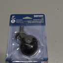 Shepherd 2" Hooded Ball Office Chair Caster, Smooth-Rolling Replacement Swivel Caster Wheel for Office Chairs, Black/Chrome