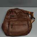 Shrrie Laptop Backpack for Women Fits 16 inch Laptop,Designer Backpacks for Women with Computer Compartment to Business (Brown)