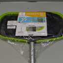 EcoNour Large 17.5" Swimming Pool Net | Heavy Duty Pool Leaf Catcher for Pool Cleaning | Reinforced Double Layer Leaf Green  Skimmer Net for in and Above Ground Pools | Leaf Rake Net for Pond
