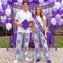 Gersoniel Class of 2026 Senior Iron on Transfers for Jeans Graduation Heat Transfer Stickers 2026 Senior Gift Decorations Iron on Patches for Backpack Jacket T-Shirt DIY Crafts(Purple)