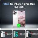 jaroco Magnetic for iPhone 16 Pro Max Case, [Compatible with MagSafe][Military Grade Drop Protection][Heavy Duty Protection][Non-Slip][Shockproof] 2-Layer Durable Bumper Phone Case 6.9''-Pink