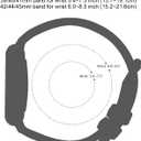 Mingdao Band Compatible with Apple Watch Series 7 6 5 4 3 2 1 SE,38mm 40mm 41mm Patterned Leather Replacement Strap (Tribal Elephant-Wb05)